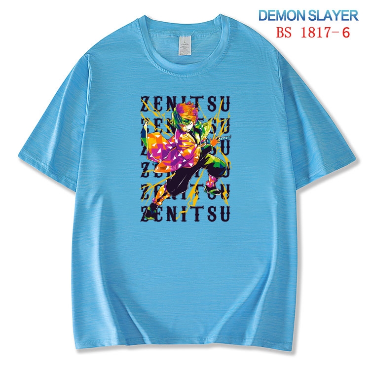 Demon Slayer Kimets  ice silk cotton loose and comfortable T-shirt from XS to 5XL BS-1817-6