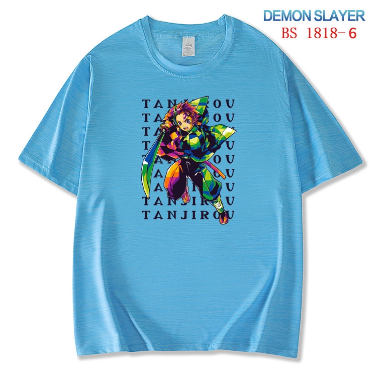 Demon Slayer Kimets  ice silk cotton loose and comfortable T-shirt from XS to 5XL BS-1818-6