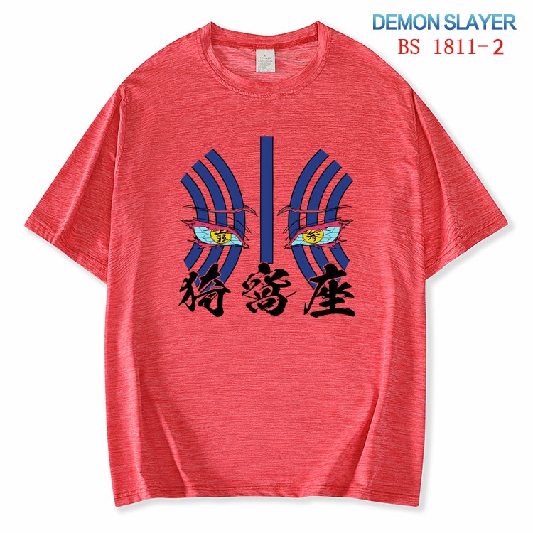 Demon Slayer Kimets  ice silk cotton loose and comfortable T-shirt from XS to 5XL BS-1811-2