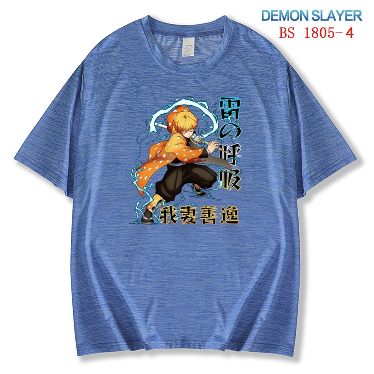 Demon Slayer Kimets  ice silk cotton loose and comfortable T-shirt from XS to 5XL BS-1805-4