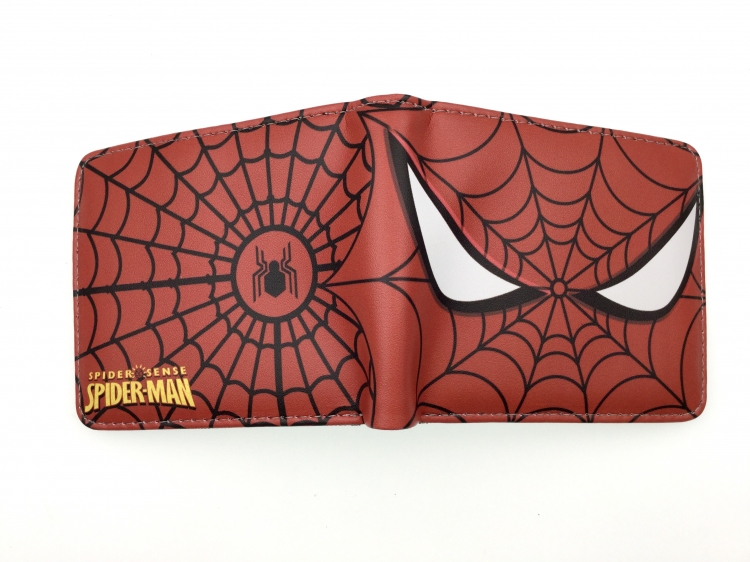 Spiderman two fold  Short wallet 11X9.5CM