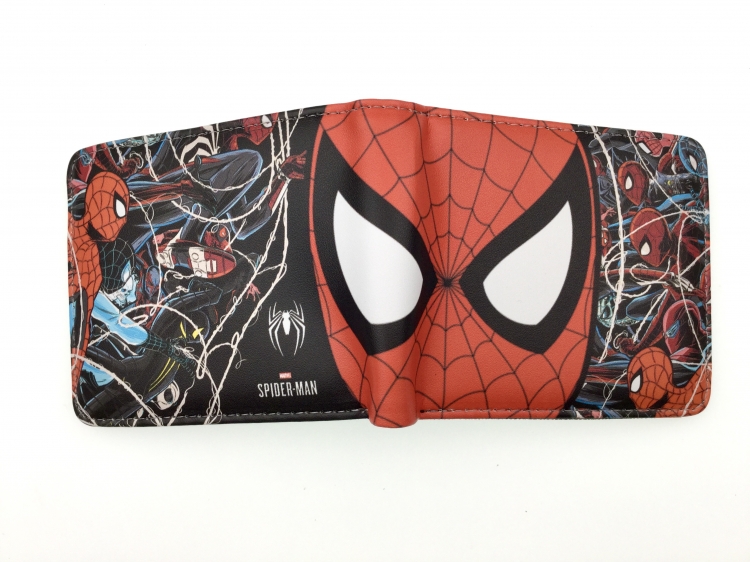 Spiderman two fold  Short wallet 11X9.5CM