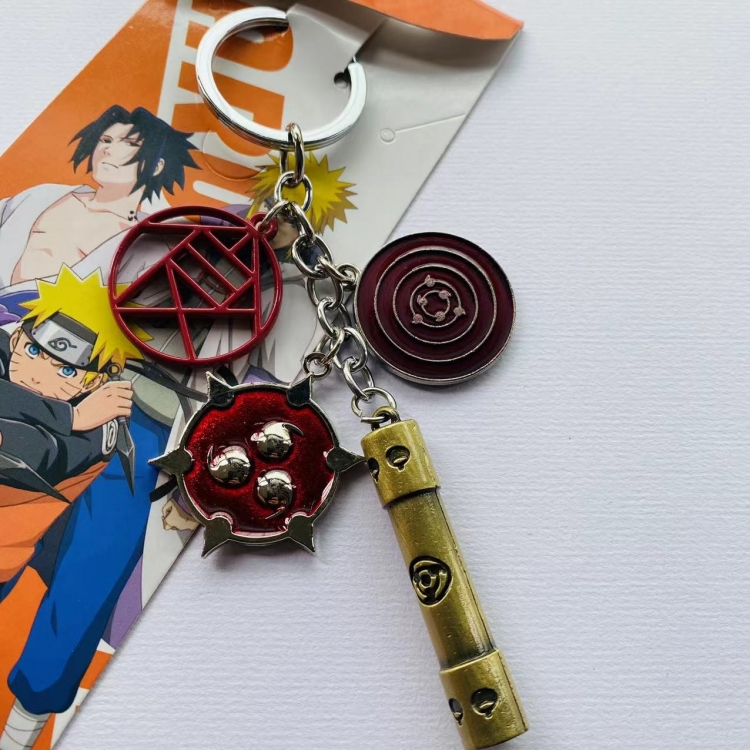 Naruto Anime Cartoon 4 Pendant Keychain Bag Pendant