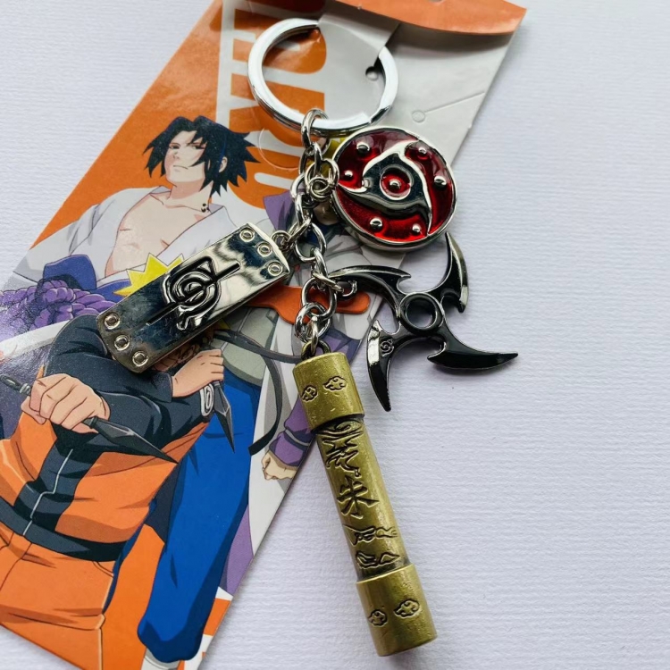 Naruto Anime Cartoon 4 Pendant Keychain Bag Pendant