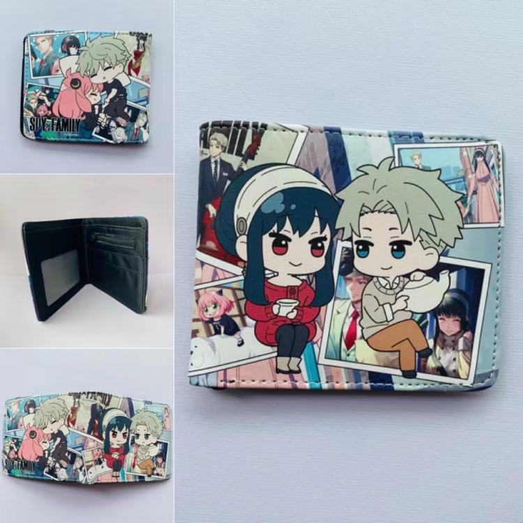 SPY×FAMILY  Full color  Two fold short card case wallet