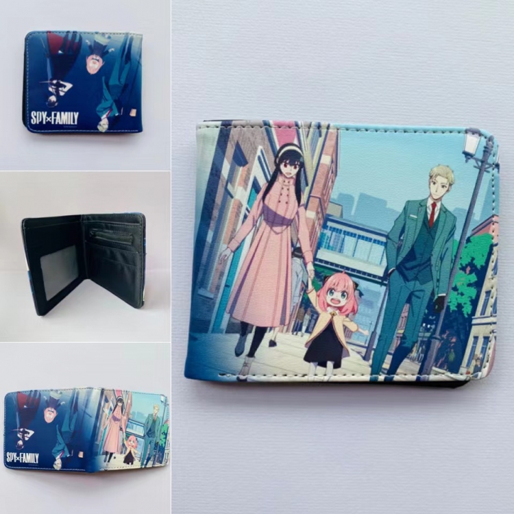 SPY×FAMILY Full color  Two fold short card case wallet