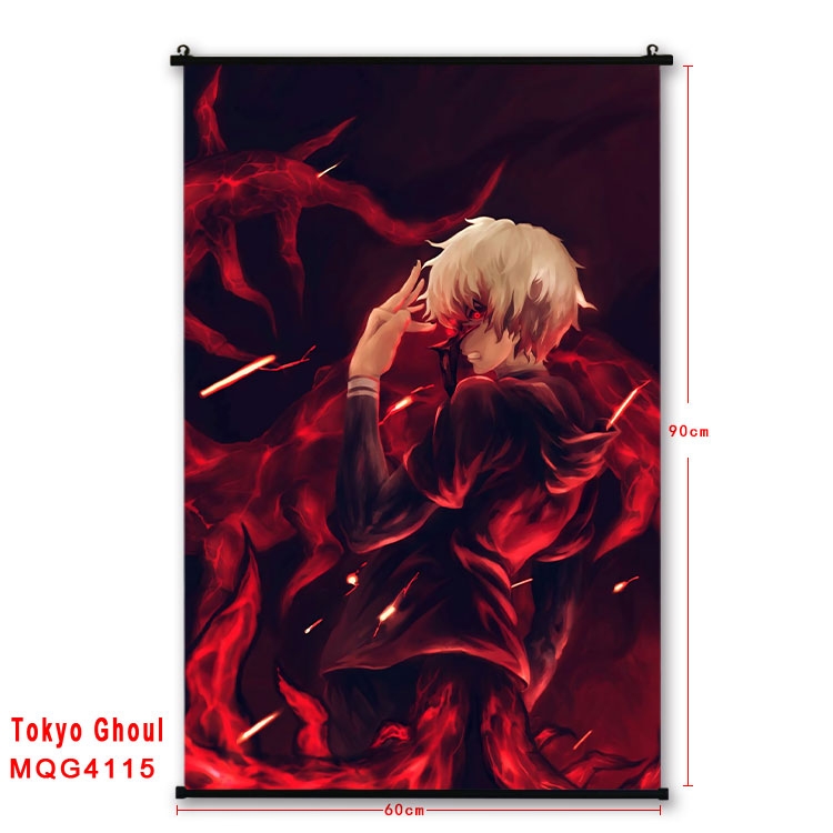 Tokyo Revengers  black Plastic rod Cloth painting Wall Scroll 60X90CM  MQG-4115