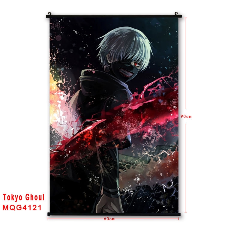 Tokyo Revengers  black Plastic rod Cloth painting Wall Scroll 60X90CM   MQG-4121