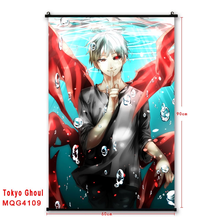 Tokyo Revengers  black Plastic rod Cloth painting Wall Scroll 60X90CM MQG-4109