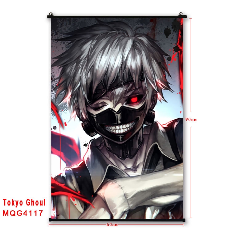 Tokyo Revengers  black Plastic rod Cloth painting Wall Scroll 60X90CM  MQG-4117