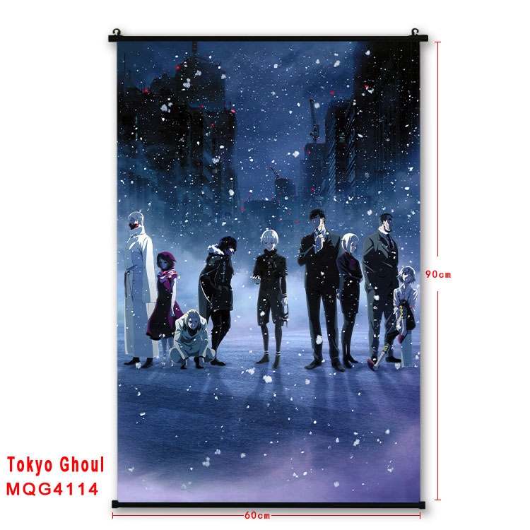 Tokyo Revengers  black Plastic rod Cloth painting Wall Scroll 60X90CM  MQG-4114