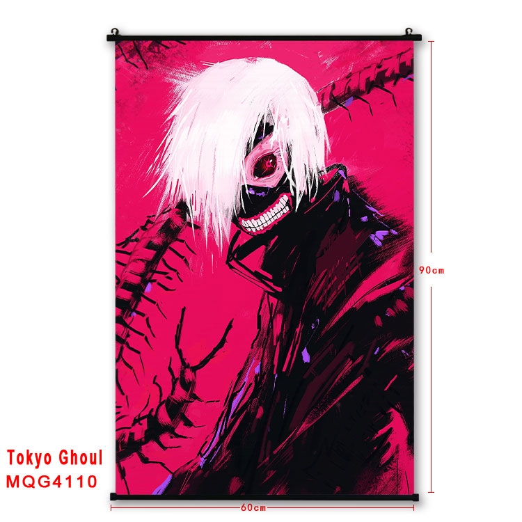 Tokyo Revengers  black Plastic rod Cloth painting Wall Scroll 60X90CM  MQG-4110