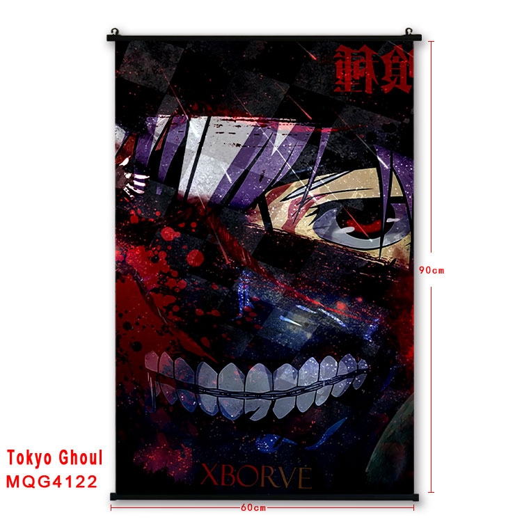 Tokyo Revengers  black Plastic rod Cloth painting Wall Scroll 60X90CM MQG-4122