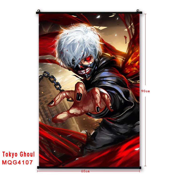 Tokyo Revengers  black Plastic rod Cloth painting Wall Scroll 60X90CM  MQG-4107