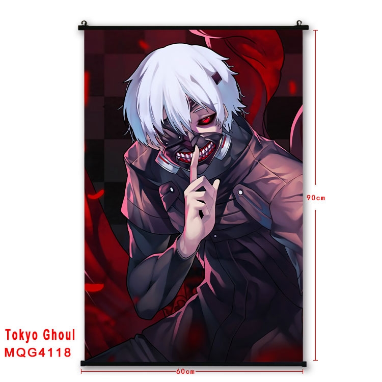 Tokyo Revengers  black Plastic rod Cloth painting Wall Scroll 60X90CM  MQG-4118