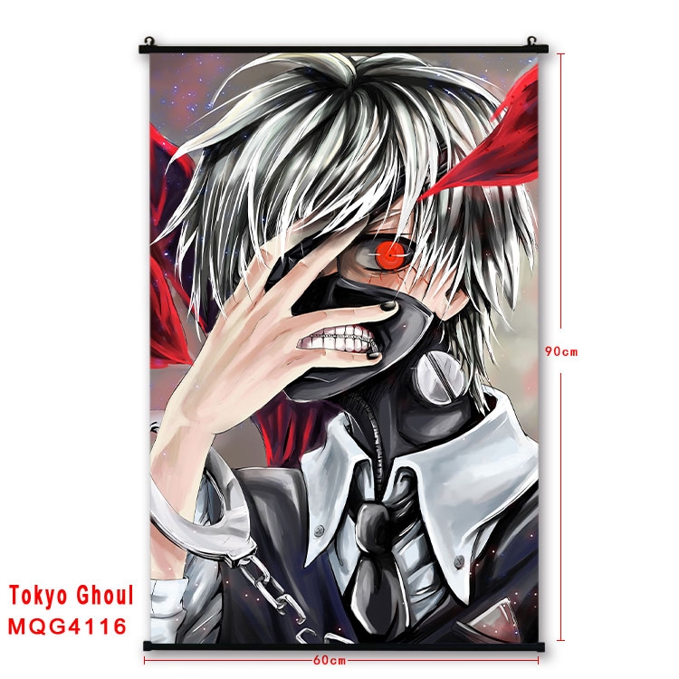 Tokyo Revengers  black Plastic rod Cloth painting Wall Scroll 60X90CM  MQG-4116