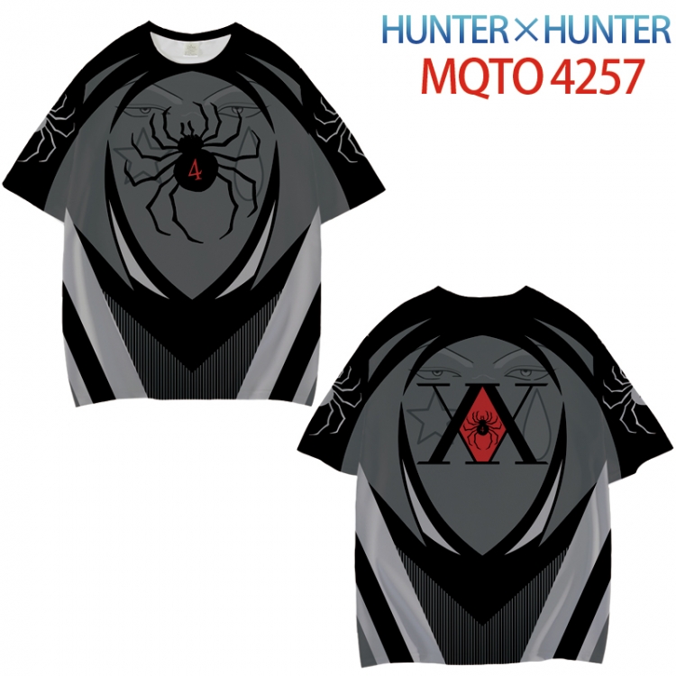 HunterXHunter Full color printed short sleeve T-shirt from XXS to 4XL  MQTO-4257
