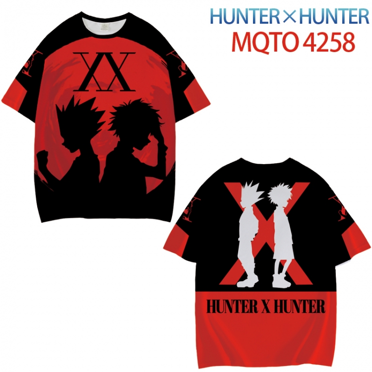 HunterXHunter Full color printed short sleeve T-shirt from XXS to 4XL MQTO-4258