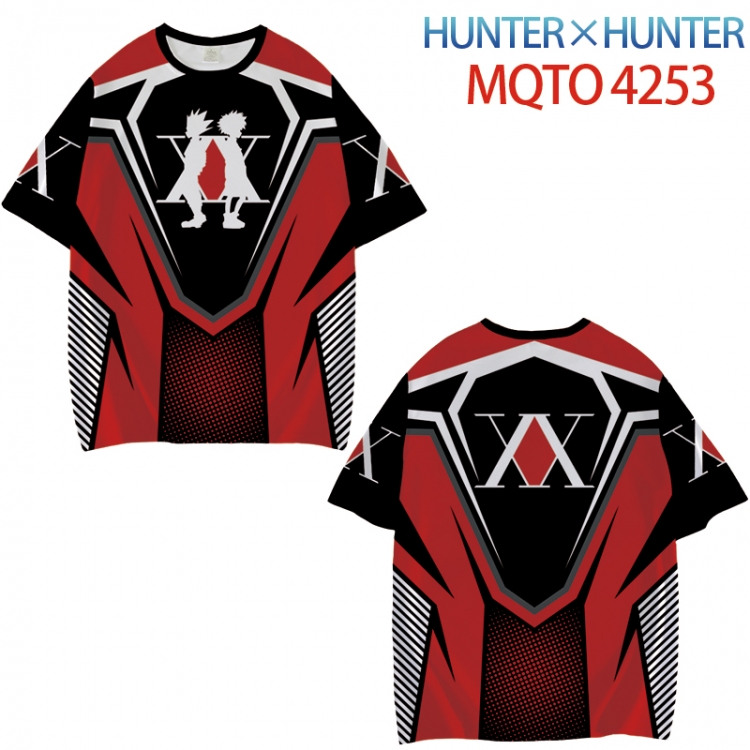 HunterXHunter Full color printed short sleeve T-shirt from XXS to 4XL MQTO-4253