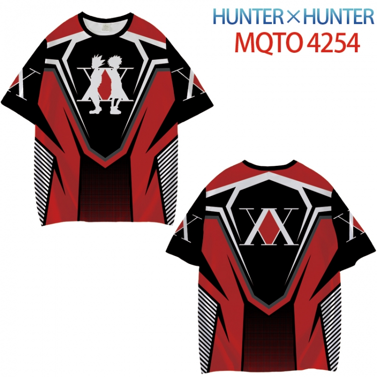 HunterXHunter Full color printed short sleeve T-shirt from XXS to 4XL  MQTO-4254