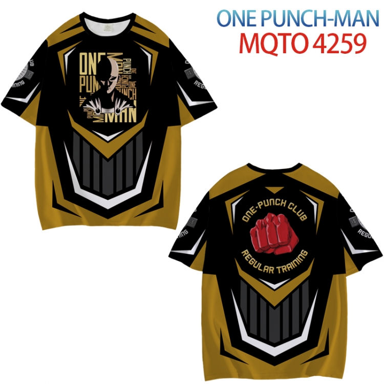 One Punch Man Full color printed short sleeve T-shirt from XXS to 4XL MQTO-4259