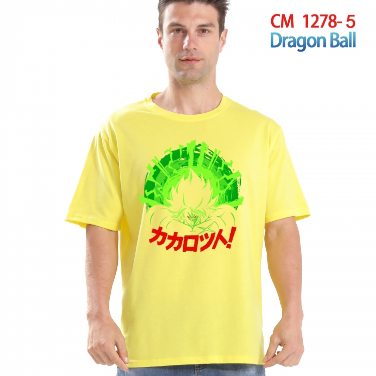 DRAGON BALL Printed short-sleeved cotton T-shirt from S to 4XL  CM 1278 5