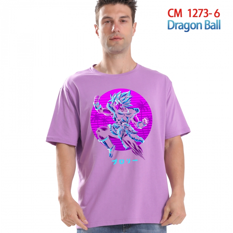 DRAGON BALL Printed short-sleeved cotton T-shirt from S to 4XL CM 1273 6