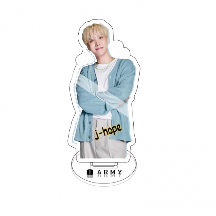 BTS characters acrylic Standing Plates Keychain 10cm