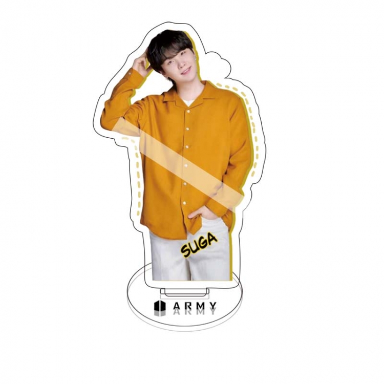 BTS characters acrylic Standing Plates Keychain 10cm