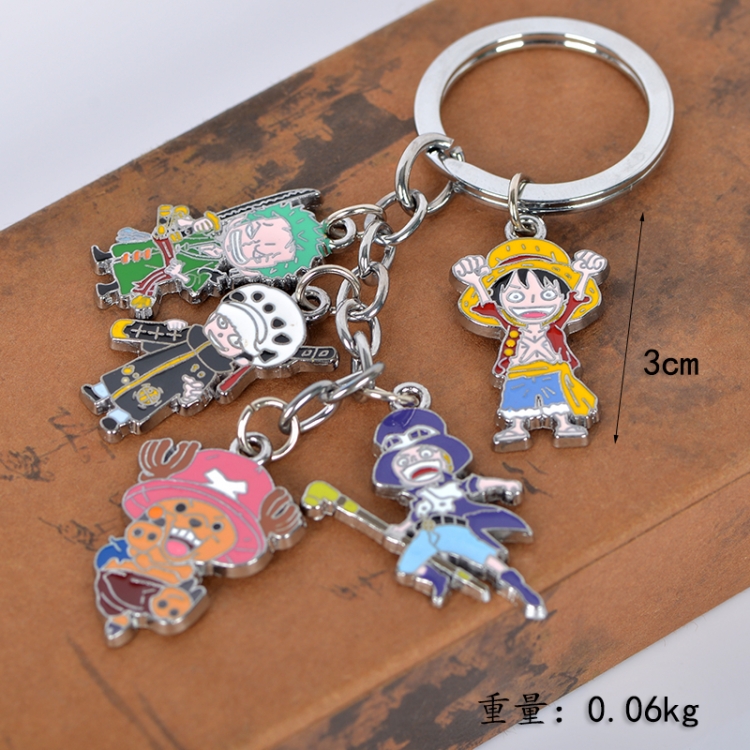 One Piece Anime peripheral skewer keychain pendant