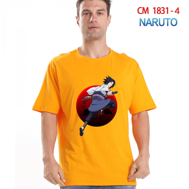 Naruto Printed short-sleeved cotton T-shirt from S to 4XL  CM-1831-4