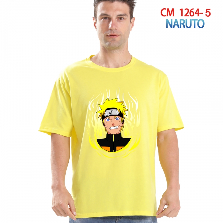 Naruto Printed short-sleeved cotton T-shirt from S to 4XL CM-1264-5