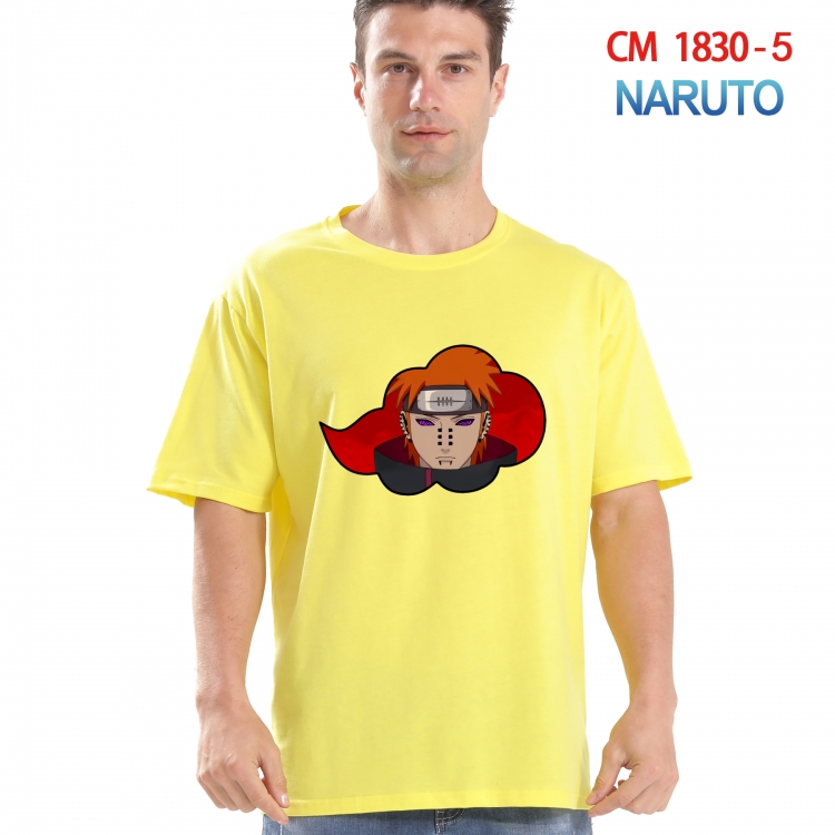 Naruto Printed short-sleeved cotton T-shirt from S to 4XL  CM-1830-5