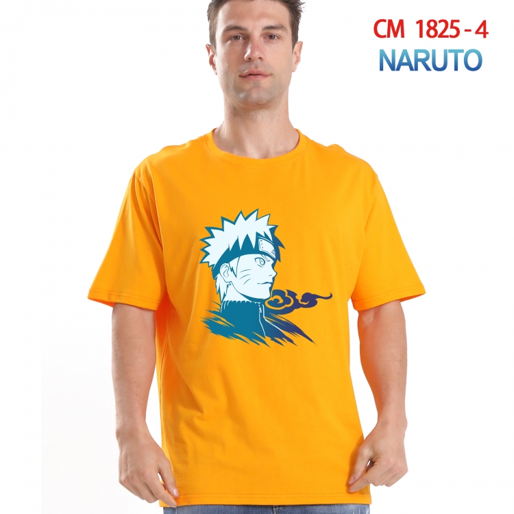 Naruto Printed short-sleeved cotton T-shirt from S to 4XL  CM-1825-4