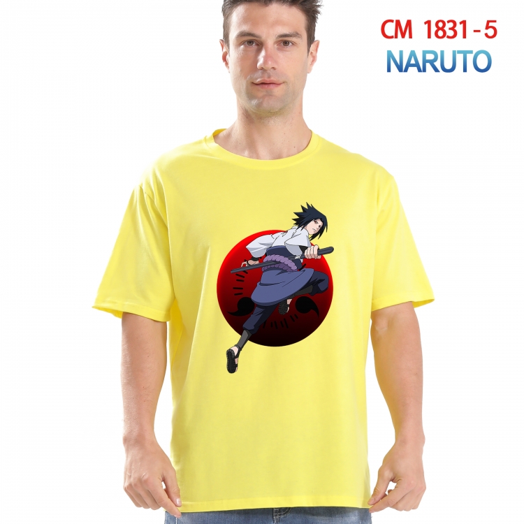 Naruto Printed short-sleeved cotton T-shirt from S to 4XL  CM-1831-5