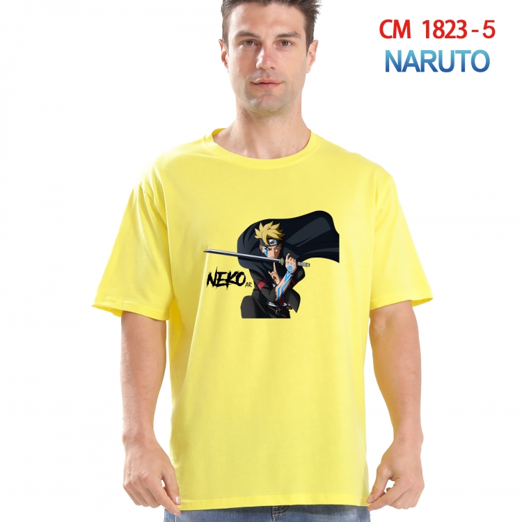 Naruto Printed short-sleeved cotton T-shirt from S to 4XL  CM-1823-5