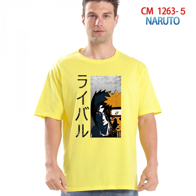 Naruto Printed short-sleeved cotton T-shirt from S to 4XL  CM-1263-5