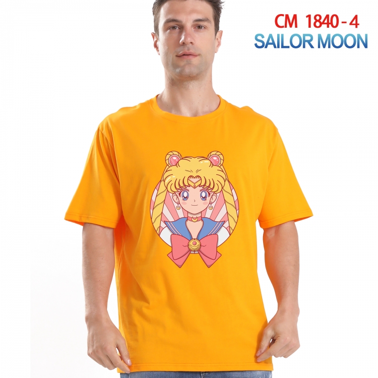 sailormoon Printed short-sleeved cotton T-shirt from S to 4XL CM-1840-4