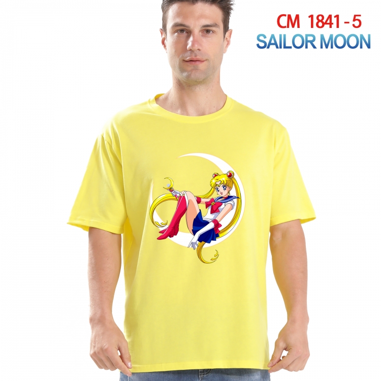 sailormoon Printed short-sleeved cotton T-shirt from S to 4XL  CM-1841-5