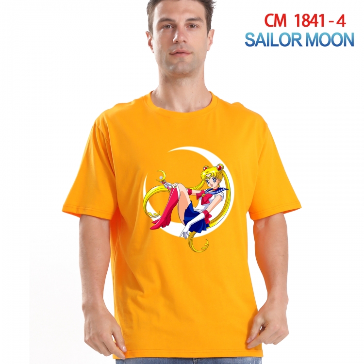 sailormoon Printed short-sleeved cotton T-shirt from S to 4XL CM-1841-4