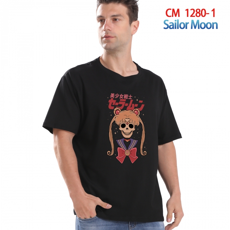 sailormoon Printed short-sleeved cotton T-shirt from S to 4XL CM 1280 1