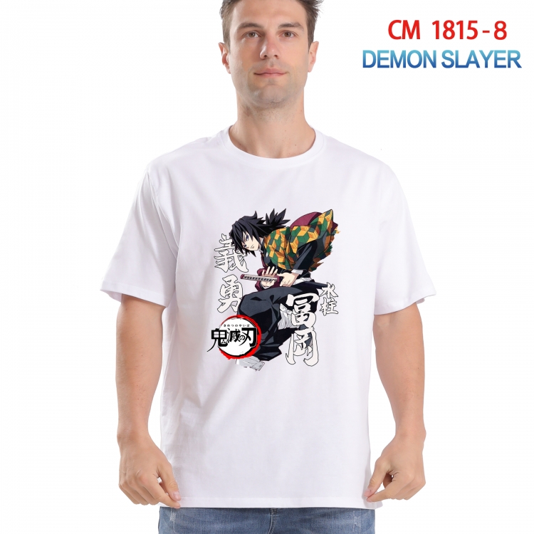 Demon Slayer Kimets Printed short-sleeved cotton T-shirt from S to 4XL  CM-1815-8