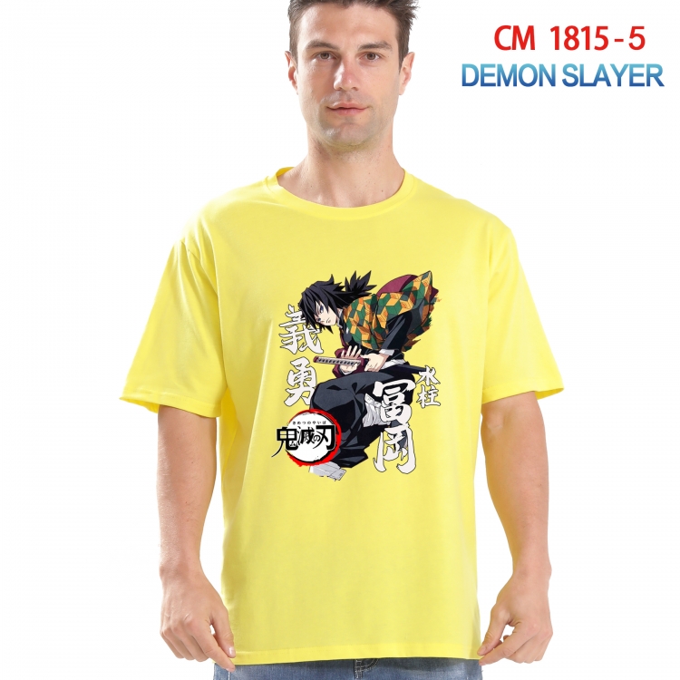 Demon Slayer Kimets Printed short-sleeved cotton T-shirt from S to 4XL  CM-1815-5