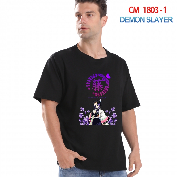 Demon Slayer Kimets Printed short-sleeved cotton T-shirt from S to 4XL CM-1803-1