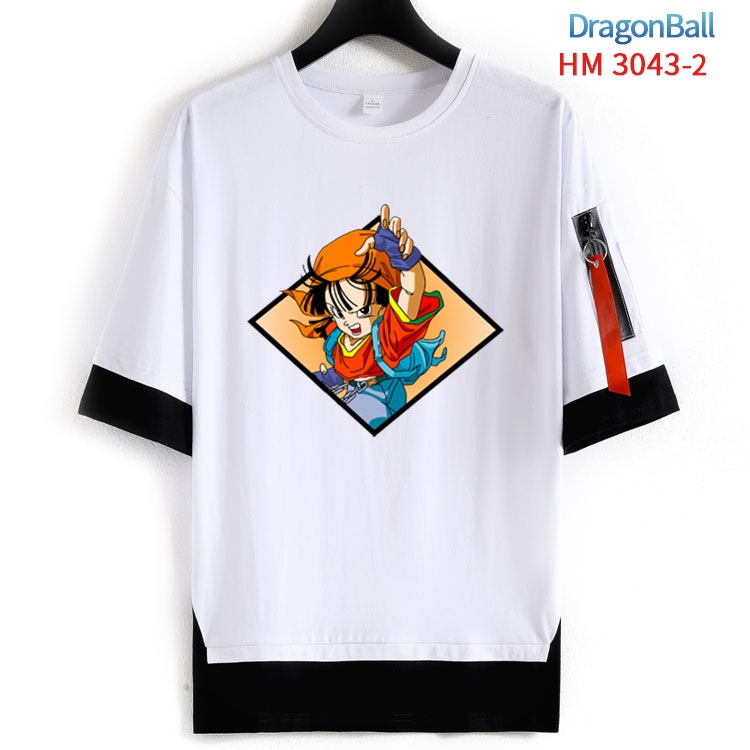 DRAGON BALL Cotton Crew Neck Fake Two-Piece Short Sleeve T-Shirt from S to 4XL  HM-3043-2