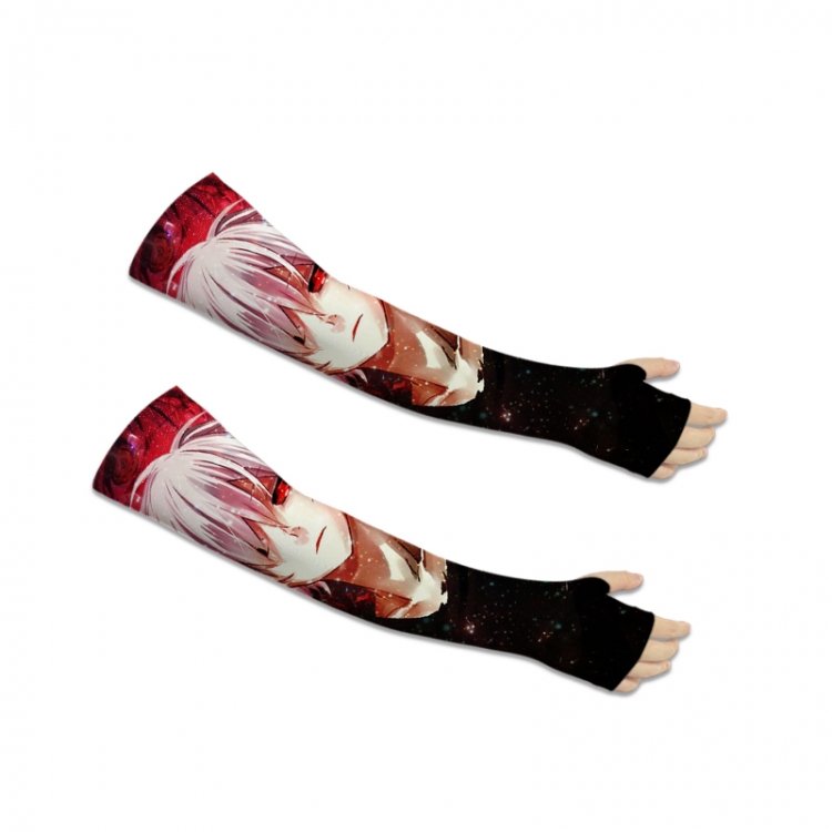 Tokyo Ghoul Anime Peripheral Printed Long Cycling Sleeves Sunscreen Ice Sleeves