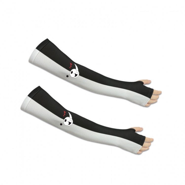 Dangan-Ronpa Anime Peripheral Printed Long Cycling Sleeves Sunscreen Ice Sleeves