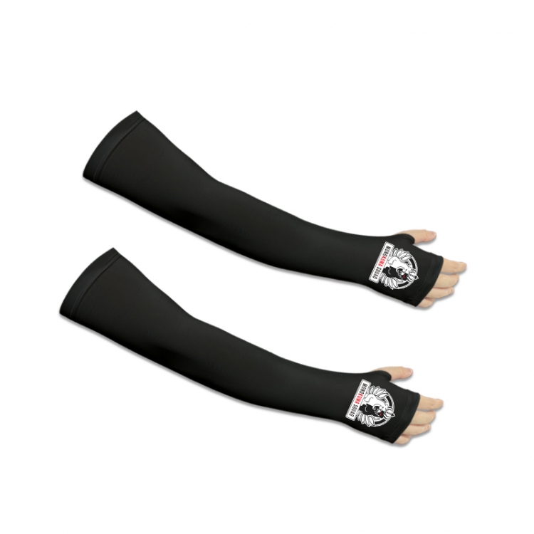 Dangan-Ronpa Anime Peripheral Printed Long Cycling Sleeves Sunscreen Ice Sleeves