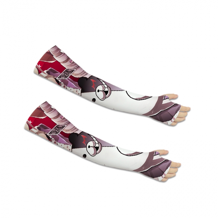 Dangan-Ronpa Anime Peripheral Printed Long Cycling Sleeves Sunscreen Ice Sleeves