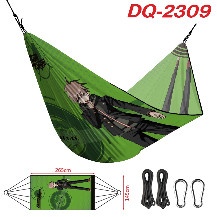 Dangan-Ronpa Outdoor full color watermark printing hammock 265x145cm DQ-2309